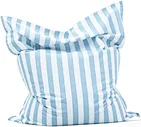 Square Floating Bean Bag Chair – Shredded Foam Filled Large Floor Lounger – Waterproof Comfy Couch for Indoor & Outdoor